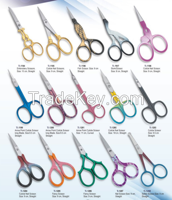 Nail, Cuticle And Fancy Scissors