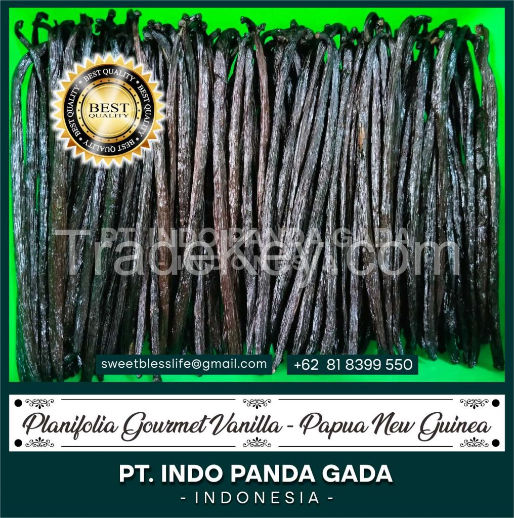 Planifolia Vanilla Bean Pods - A Grade - Papua New Guinea Origin