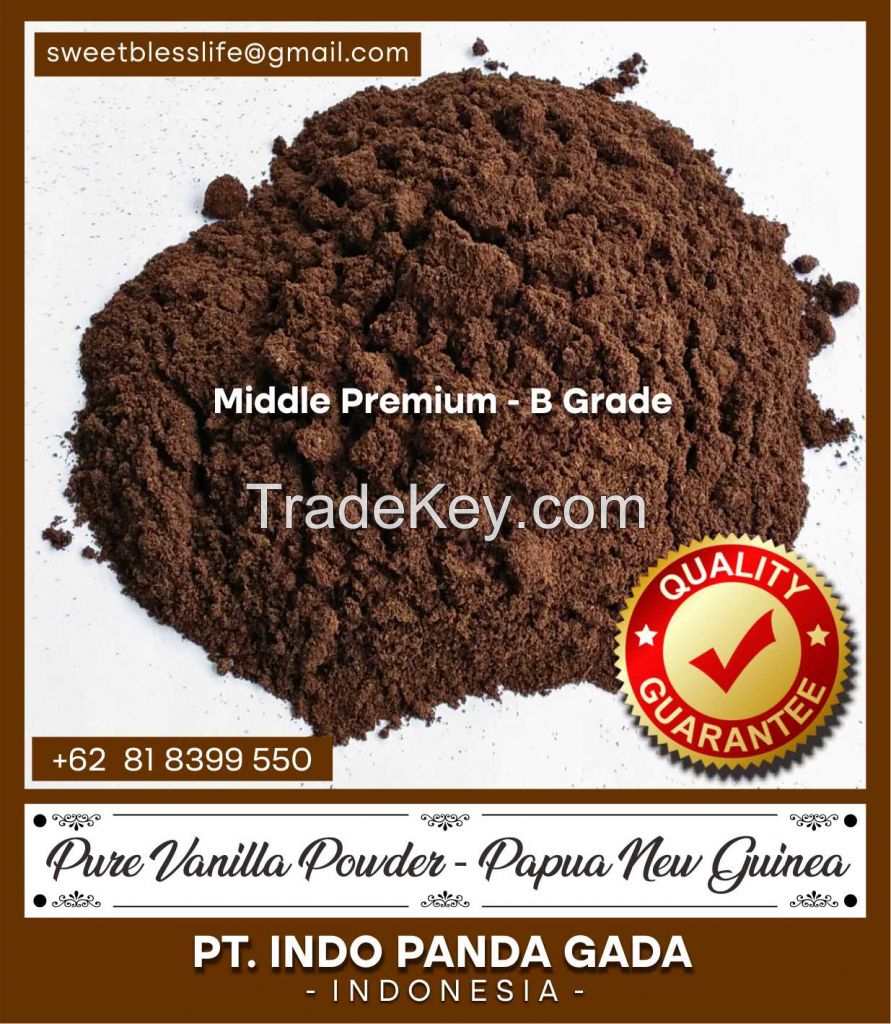 Pure Vanilla Powder 3 kinds - Papua New Guinea Origin