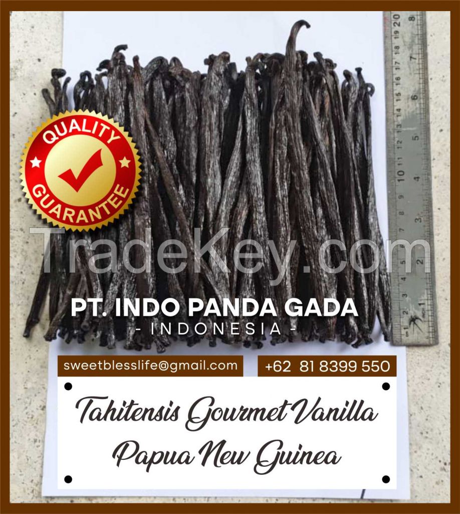 Tahitian Vanilla Bean Pods - B Grade - Papua New Guinea Origin