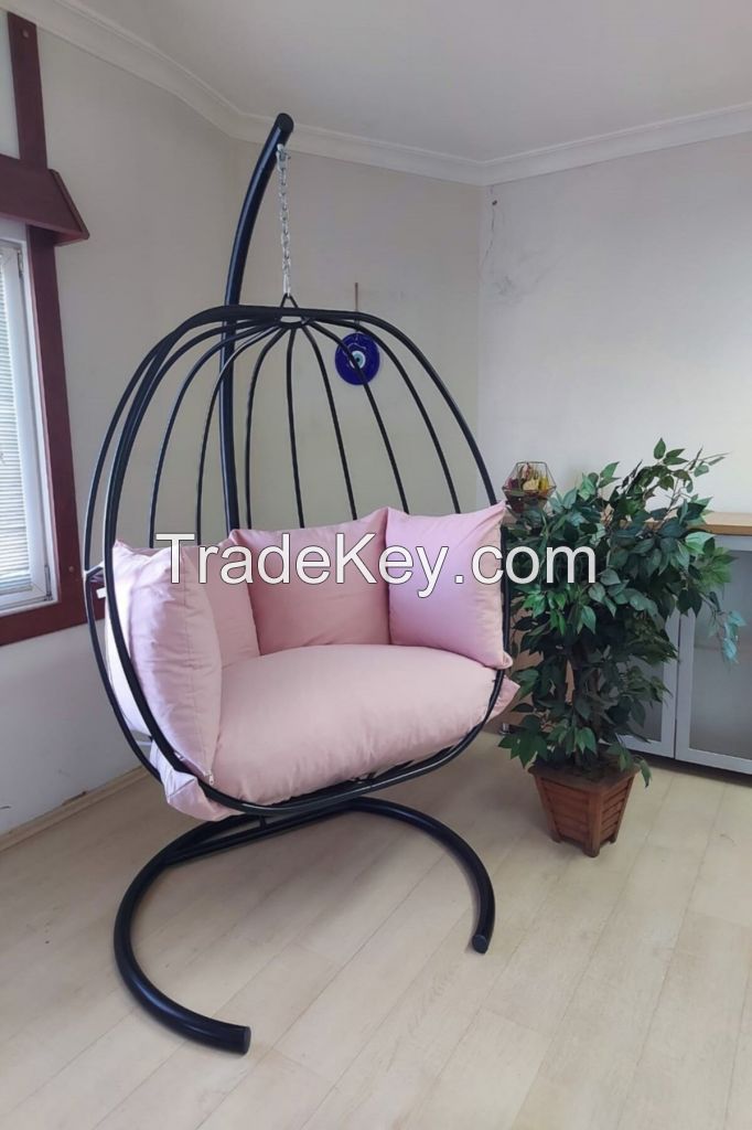 Hanging Egg Swing Chair, Garden Patio Swing Egg Chair, Outdoor Furniture