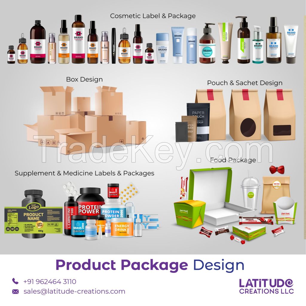 Product Package, Box &amp;amp; Label Designs