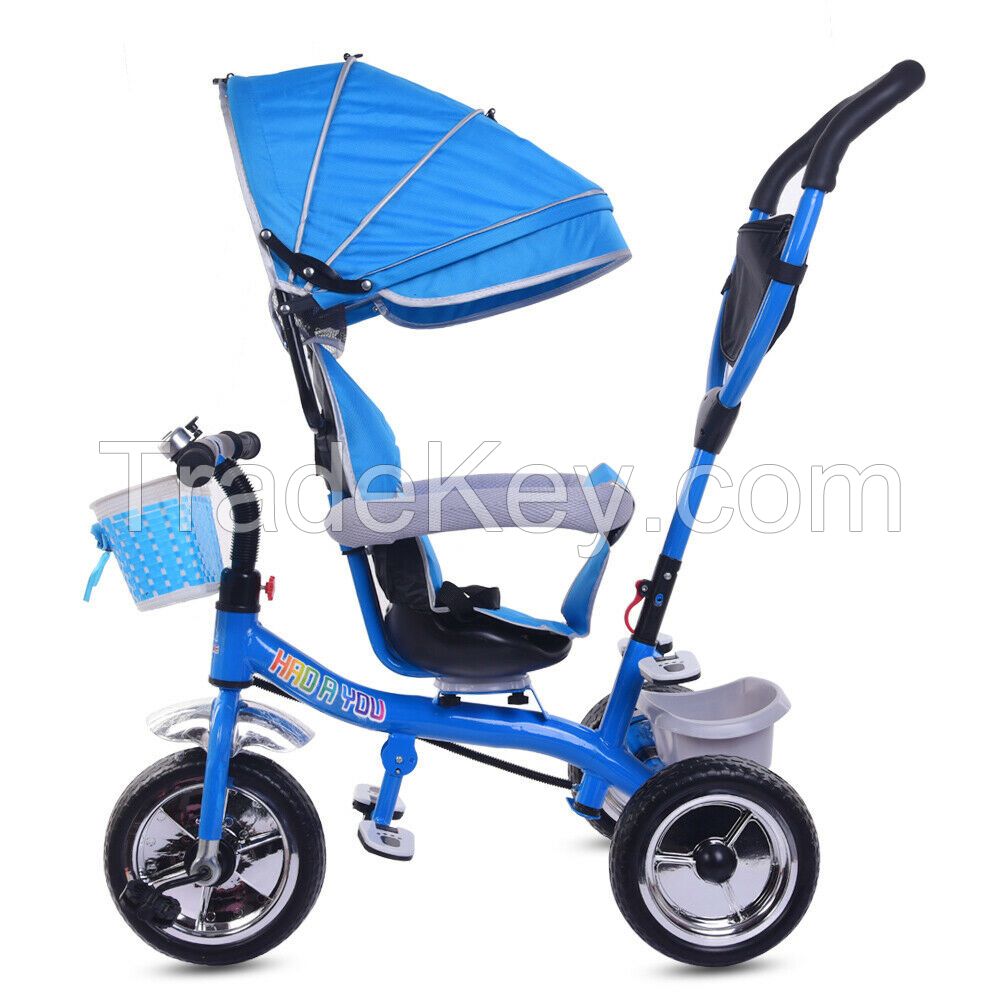 NEW ORIG-INAL 4 IN 1 BABY KIDS TRIKE TRIC-YCEL STROL-LER RIDE