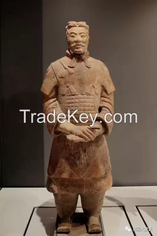 Terracotta warriors are  on sale  in China