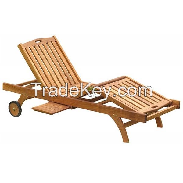 TEAK OUTDOOR CLASSIC SUN  LOUNGERS