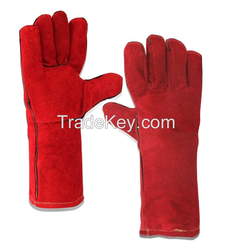 14&quot;-16&quot; Cowhide Lined Welding Gloves