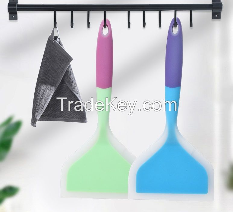 Heat Resistant Kitchen Cooking Turner silicone spatula shovel for non stick pot kitchenware tool pancake turner