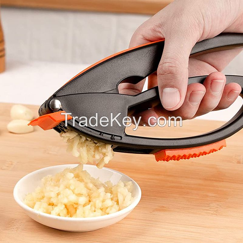 Amazon Hot Sale Garlic Chopper Press Household Kitchen Ginger Garlic Masher Cocina Home Gadgets Vegetable Tool Garlic Crusher