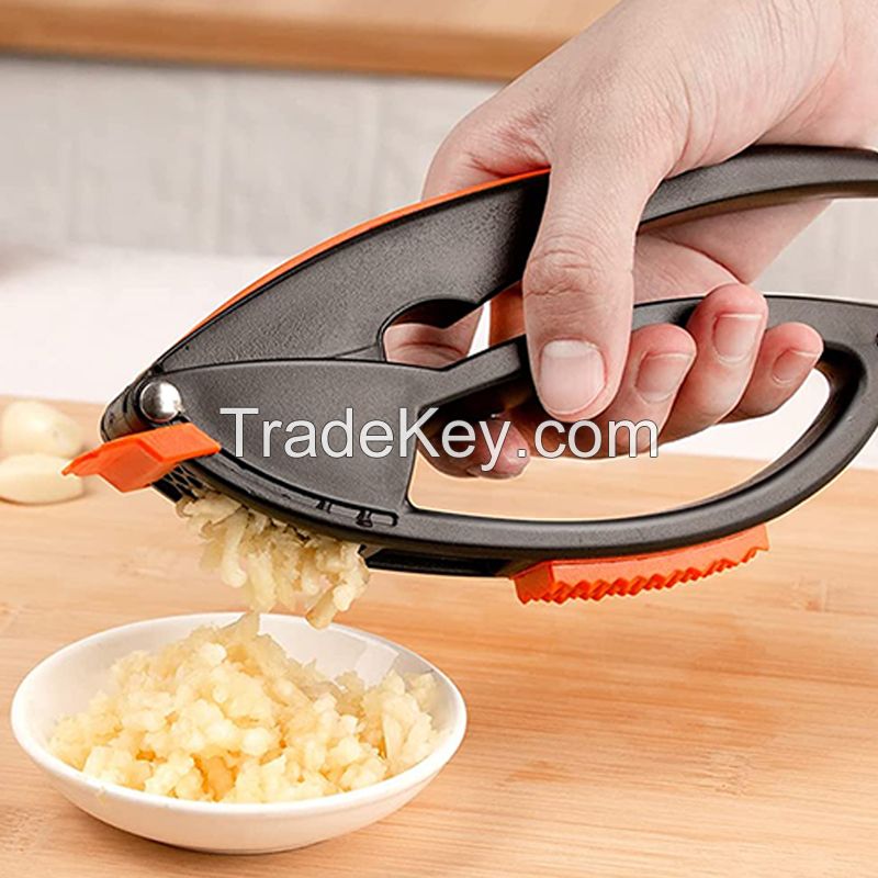 Amazon Hot Sale Garlic Chopper Press Household Kitchen Ginger Garlic Masher Cocina Home Gadgets Vegetable Tool Garlic Crusher