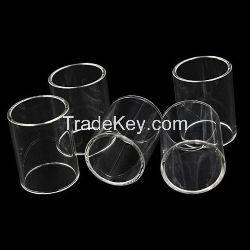 Large Diameter Clear Fused Thick Wall Silica Glass Tube Quartz