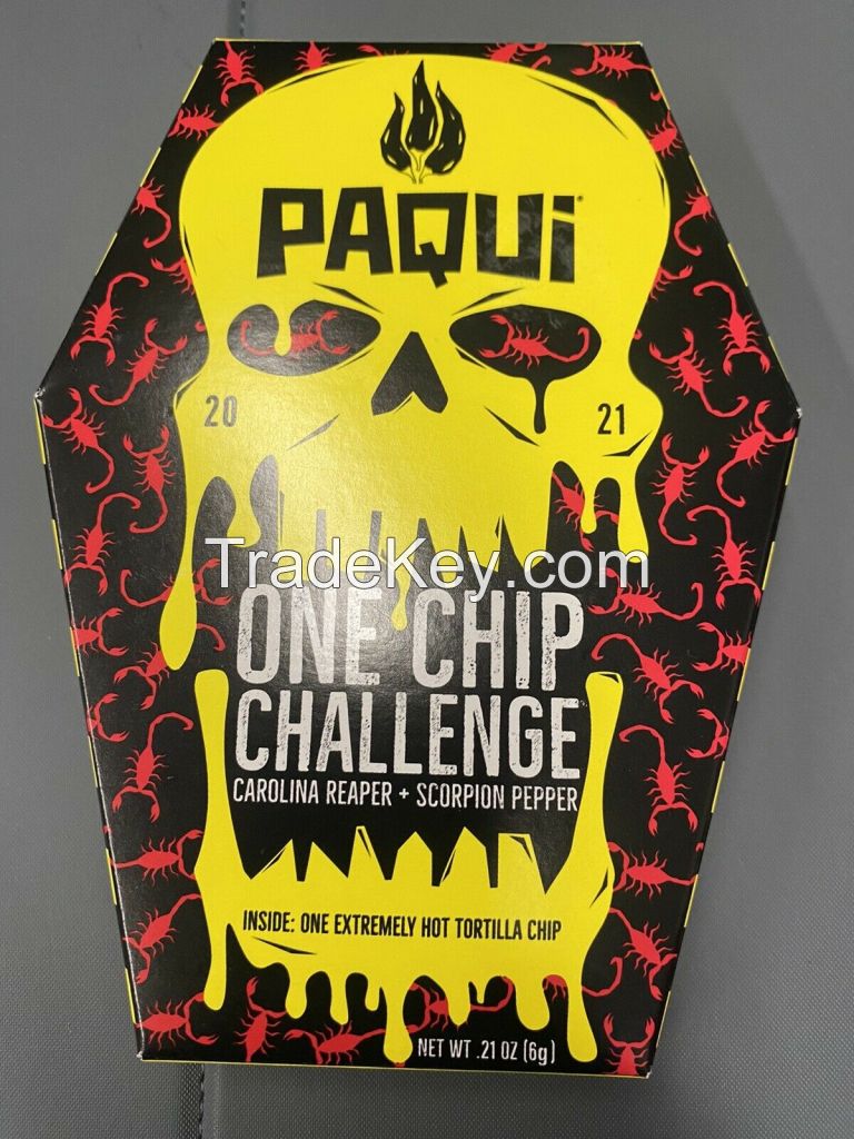 Paqui One Chip Challenge 2021 Carolina Reaper Scorpion Sealed. By Best ...