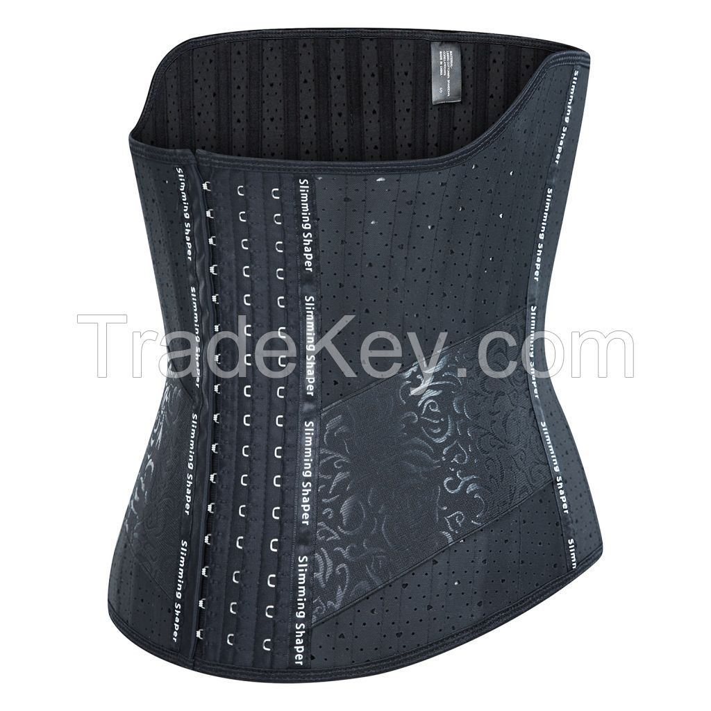 Waist Trainer Corsets Latex gain venter Steel slimming underwear body Shaper women Colombian girdles