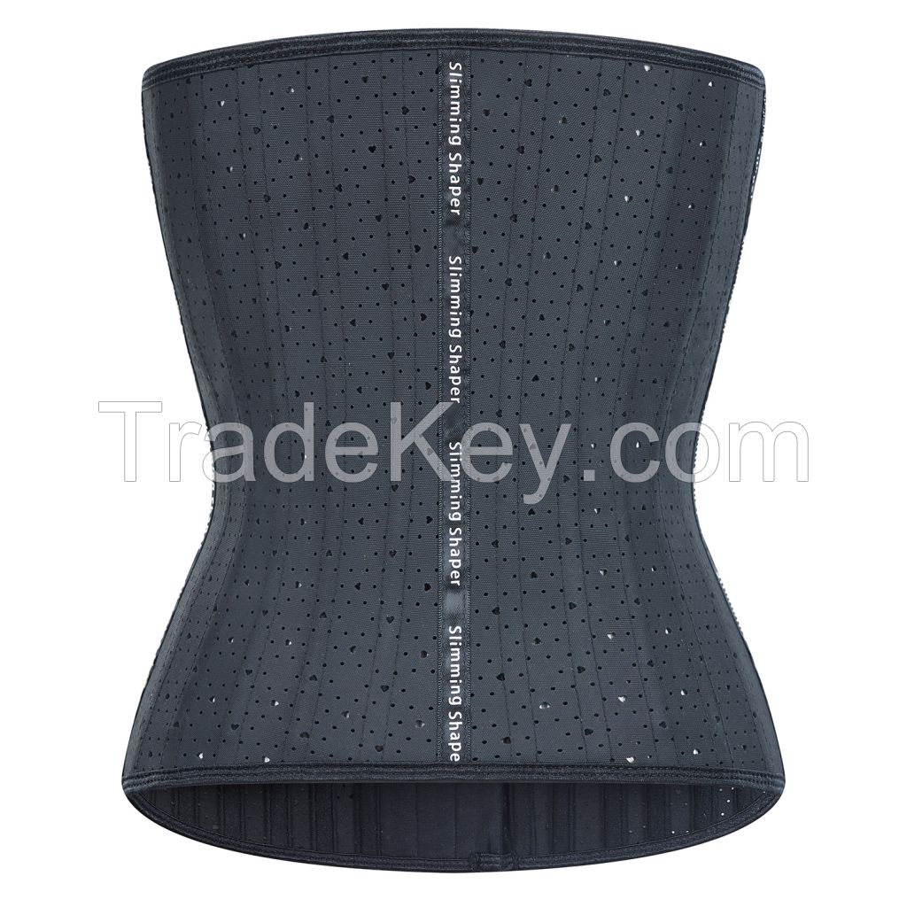 Waist Trainer Corsets Latex gain venter Steel slimming underwear body Shaper women Colombian girdles