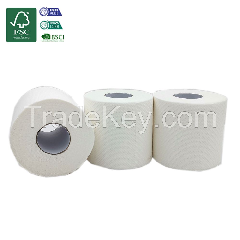 Fsc Certified 100% Pure Bamboo Compostable Biodegradable Plastic-Free Eco-Friendly Bamboo Toilet Paper