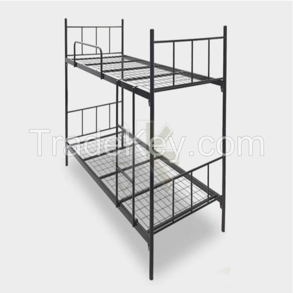 METAL BED FRAME for hostel dormitory military shared-room