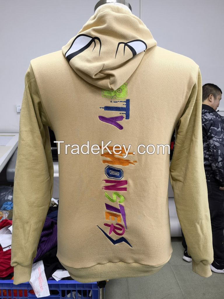 Custom mens pullover hoodie