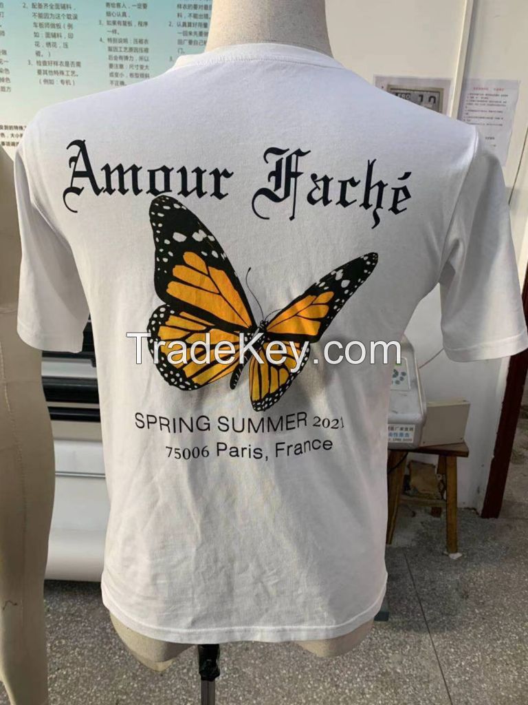 custom print embroidery t-shirts