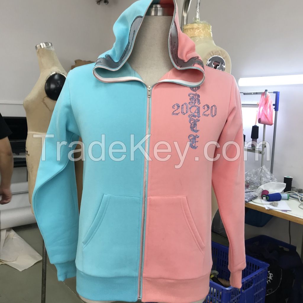 Custom zip up hoodie OEM/ODM hoodie