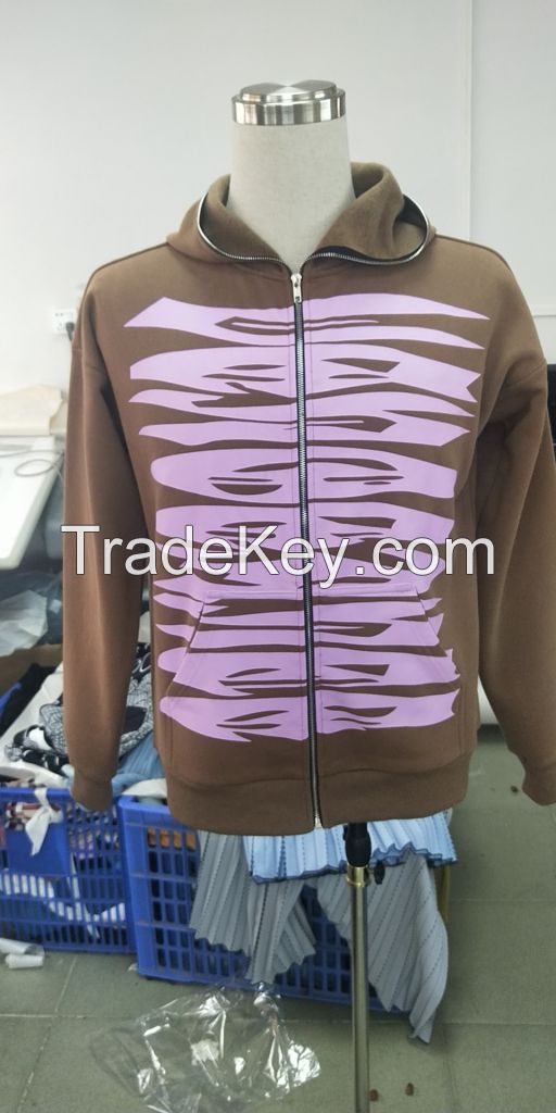 Custom zip up hoodie OEM/ODM hoodie