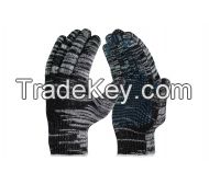 Gloves grade 10 (5 threads) graphite with PVC