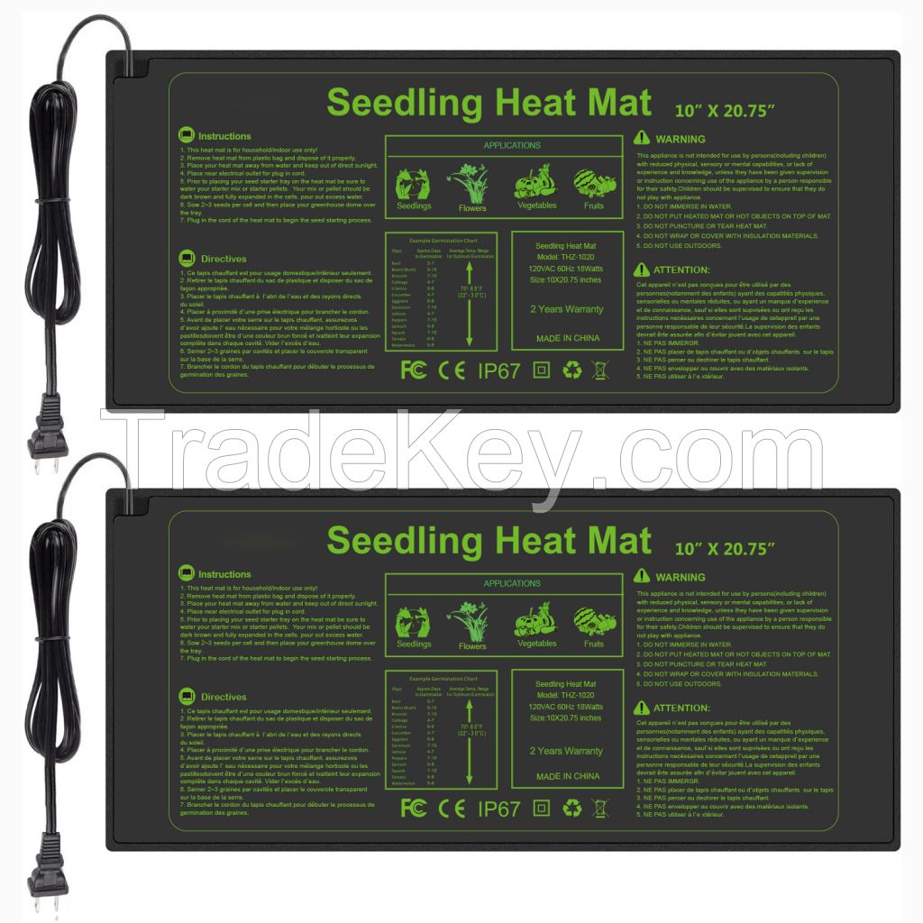 Seedling heat mat plant heating pad for seed starter plant germination