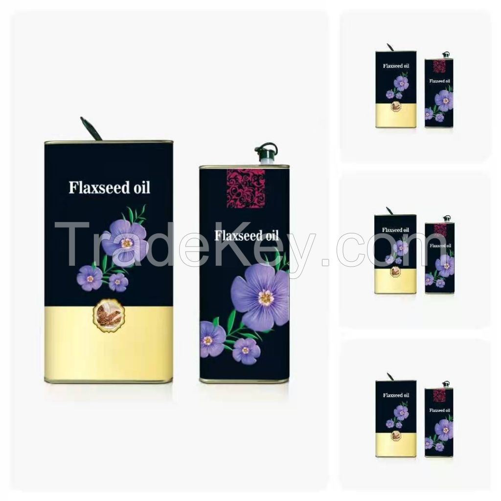 Factory direct sale Flaxseed Oil 50%-70% ALA NON-GMO omega 3 Linseed Oil