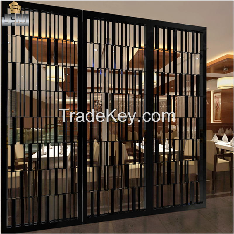 Steel Room Partition Black Titanium