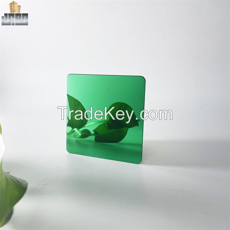 Emerald Green Mirror Finish Stainless Steel Metal Sheet Ceiling Decoative Panel