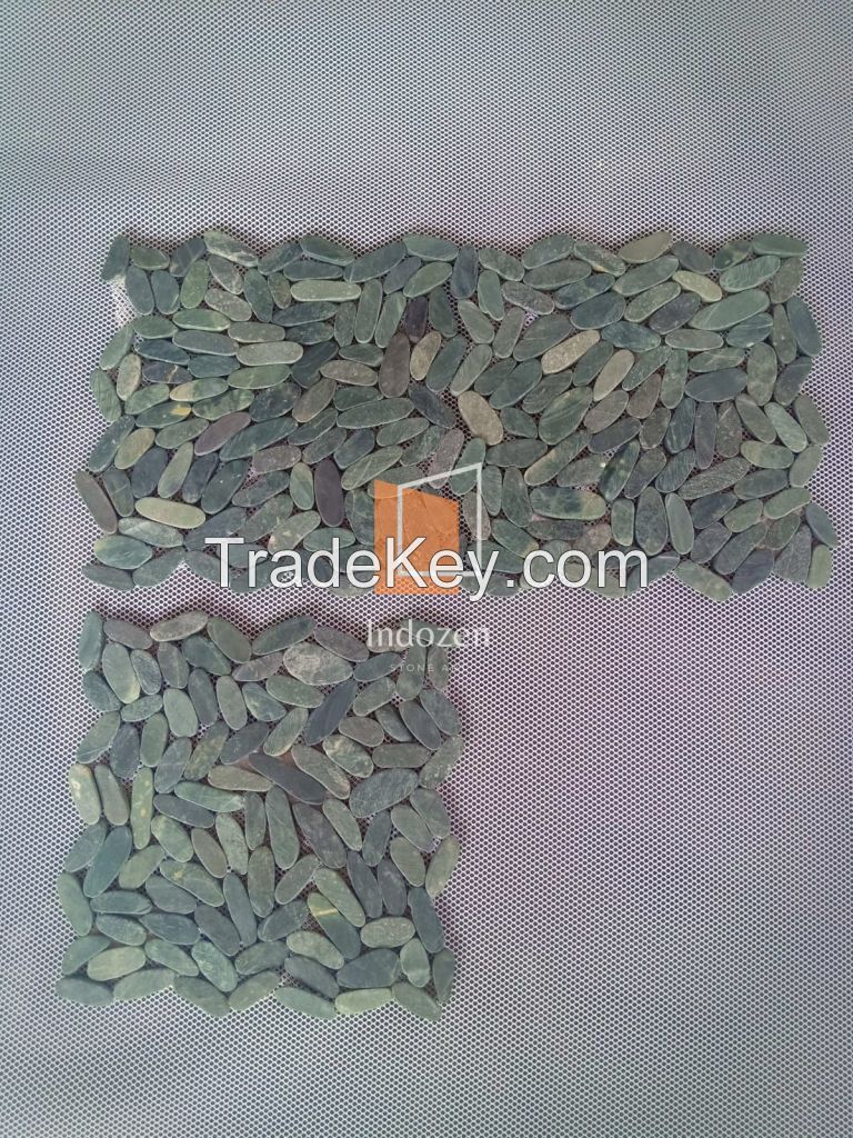 Sliced Pebble Marble mosaic tile natural stone