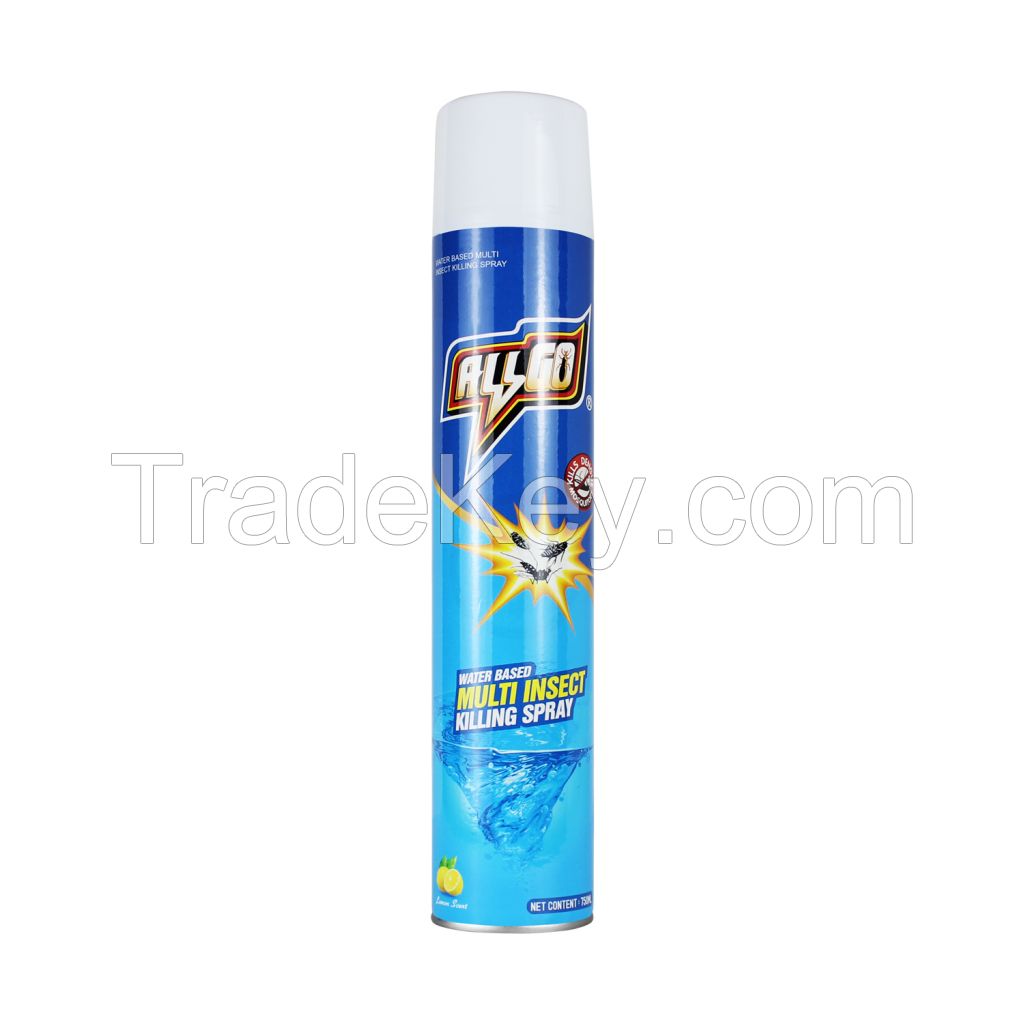 Hot Selling Factory Price High Effective Aerosol Insecticide Spray Insect Killer 750ml