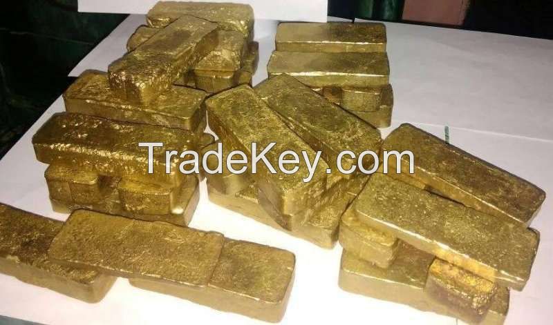 Gold dore bars