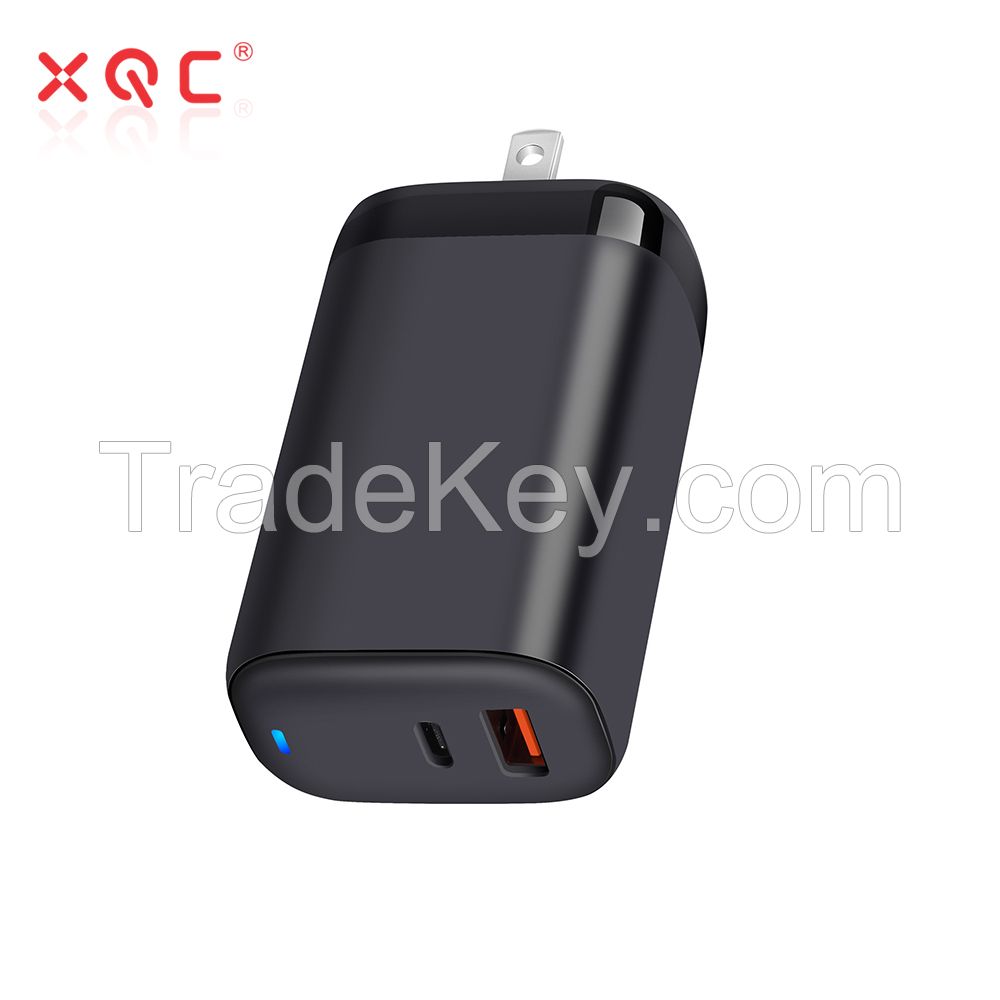 Hot Sale GaN Pd 65W Fast Travel Charger Qc3.0 for IPhone 12/12 mini