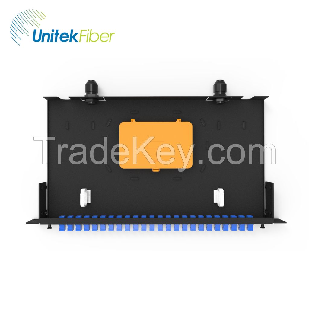 Fiber Opical Pantch Panel ODF 48 Port with LC/SC Pigtails 