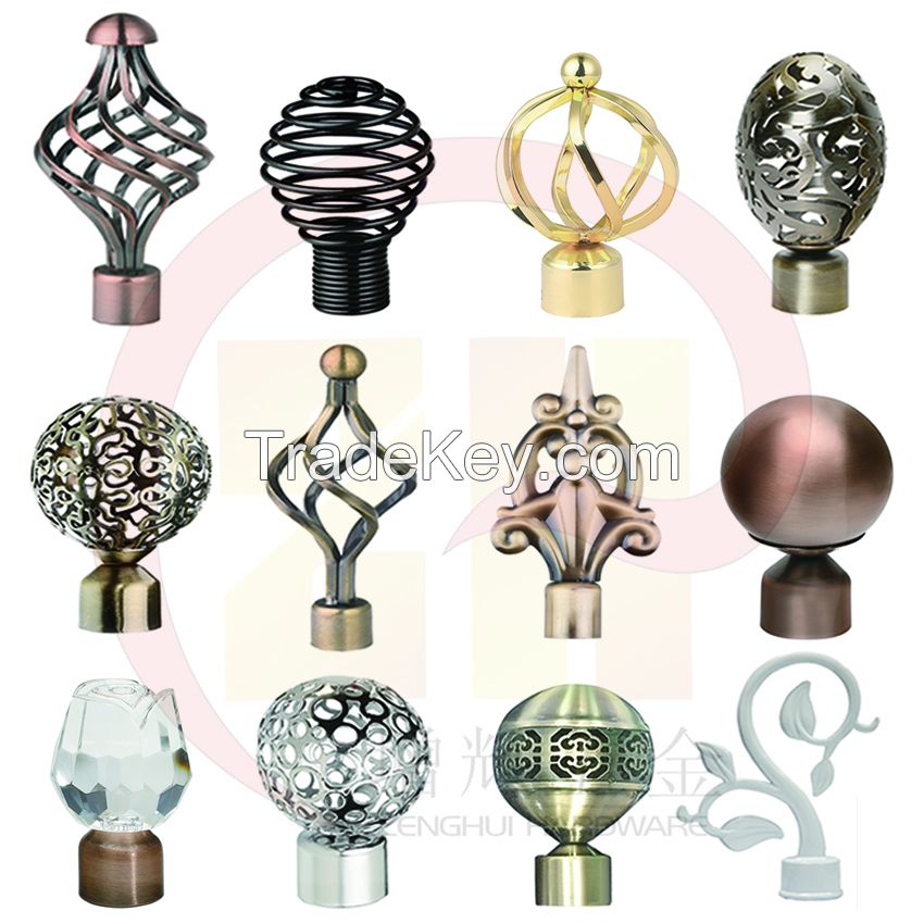 Wholesale production accessories Metal curtain rods 6m Diameter 28mm Wall thickness 0.5mm iron curtain poles