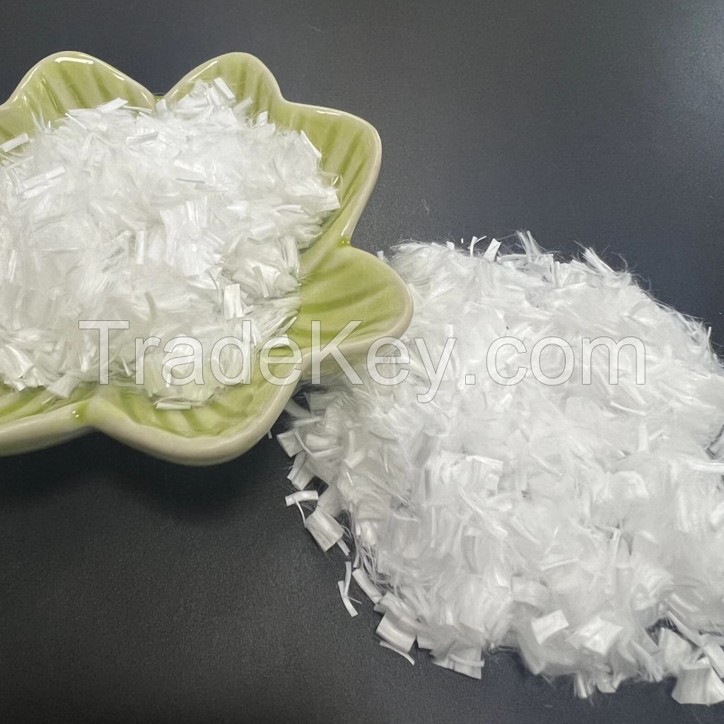 Short cut grade polylactic acid pla fiber 6 mm for oil exploration