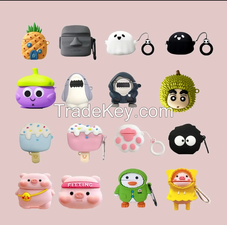 Cute 3D Funny Fun Case for Air pod 3 Cover Unique Fashion Food Design Boba Tea For AirPods 3 2021 Cover