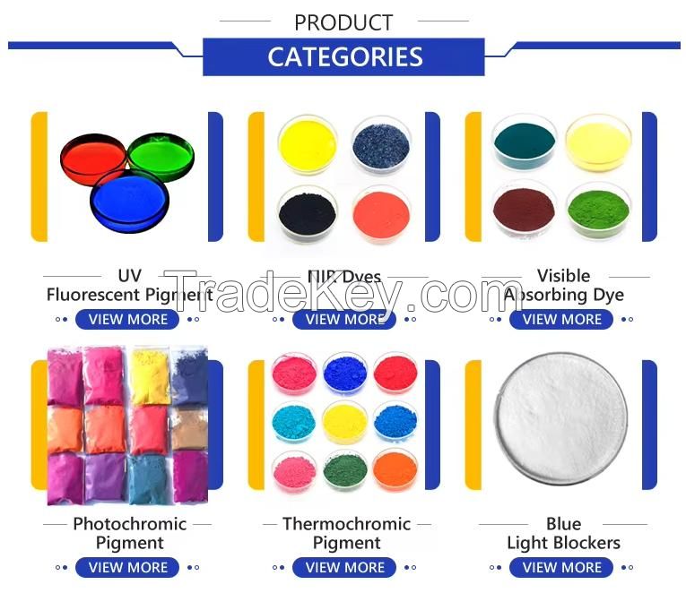 photochromic dye sunlight uv light color change photochromic pigment powder