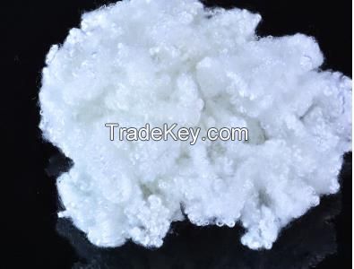 1.4D*8mm 100% Virgin Polyester Staple Fiber Raw White Semi-Dull for Yarn Spinning