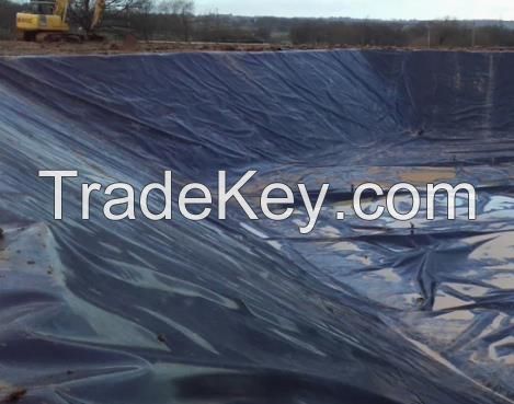 HDPE/LDPE/EPDM/PVC/Tpo Geomembrane Fish Pond Liner 0.5mm 0.75mm 1mm Waterproof Membrane