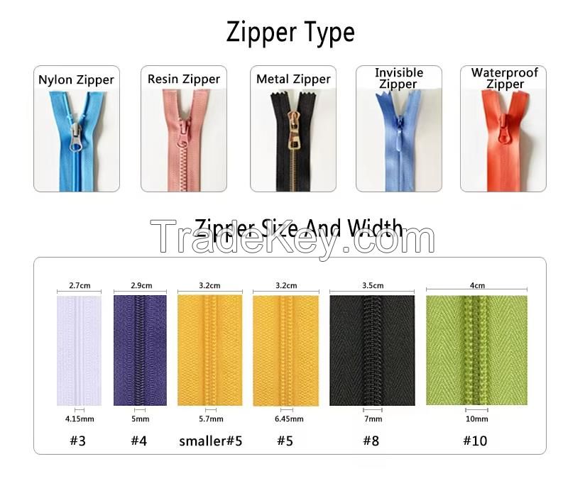 Y-tooth Double Open End Metal Zipper For Garment