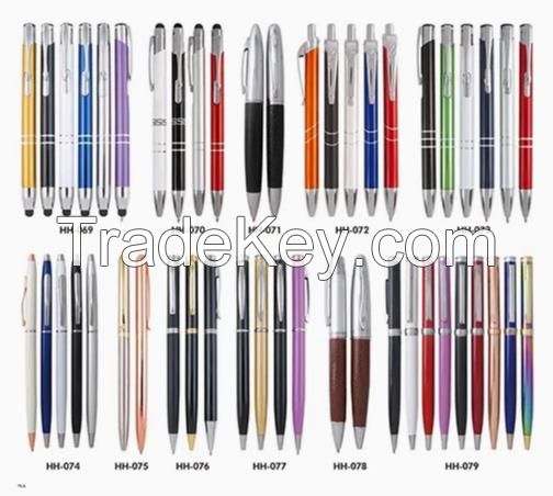 School Supply Luxury Promotional Custom Logo Stationery Gift Metal Ball Point Pen