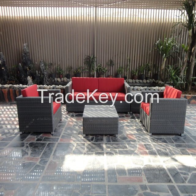 D.L furniture  Poly rattan sofa set your family