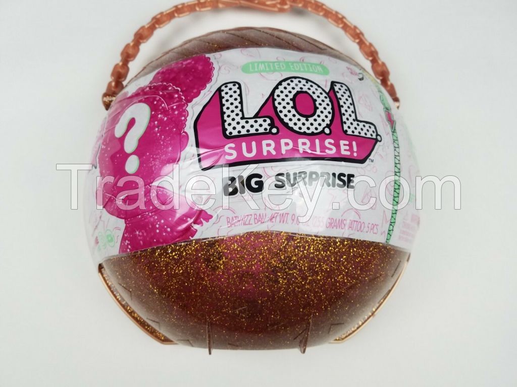 LOL BIG SURPRISE Doll Limited Edition Gold L.O.L. Ball 50 Surprises