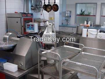 Meat processing line for small business