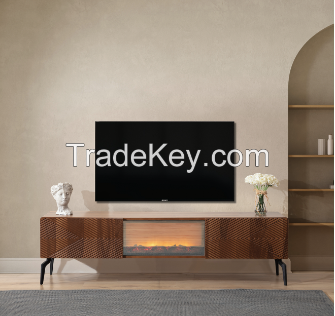 Alana fire tv unit wooden