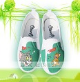 children&#039; hand-painted shoes