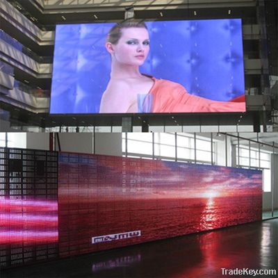 LED mesh display screens (Indoor / Outdoor)