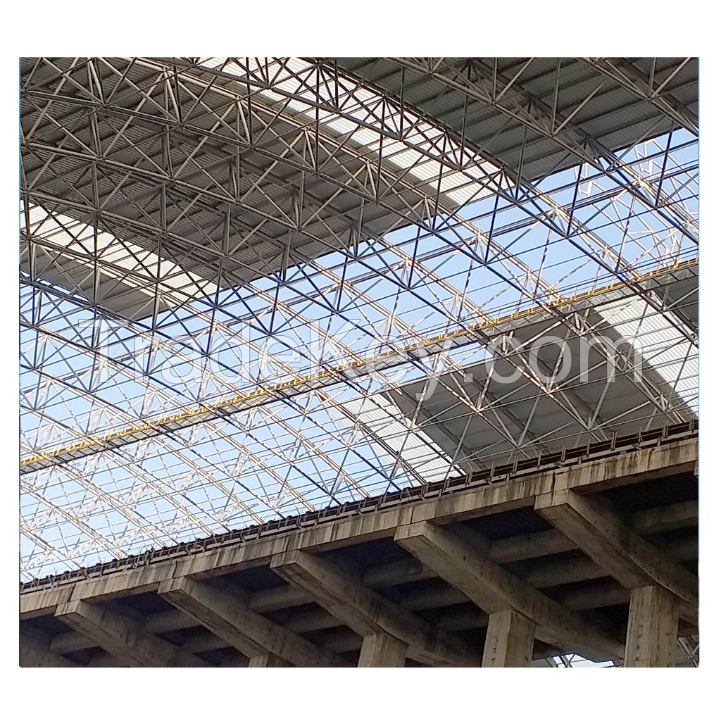 Large Span Steel Spaceframe Arch Coal Storage