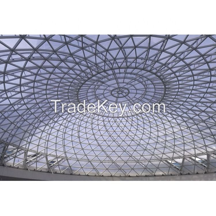 SAFS steel structure roof doom space frame