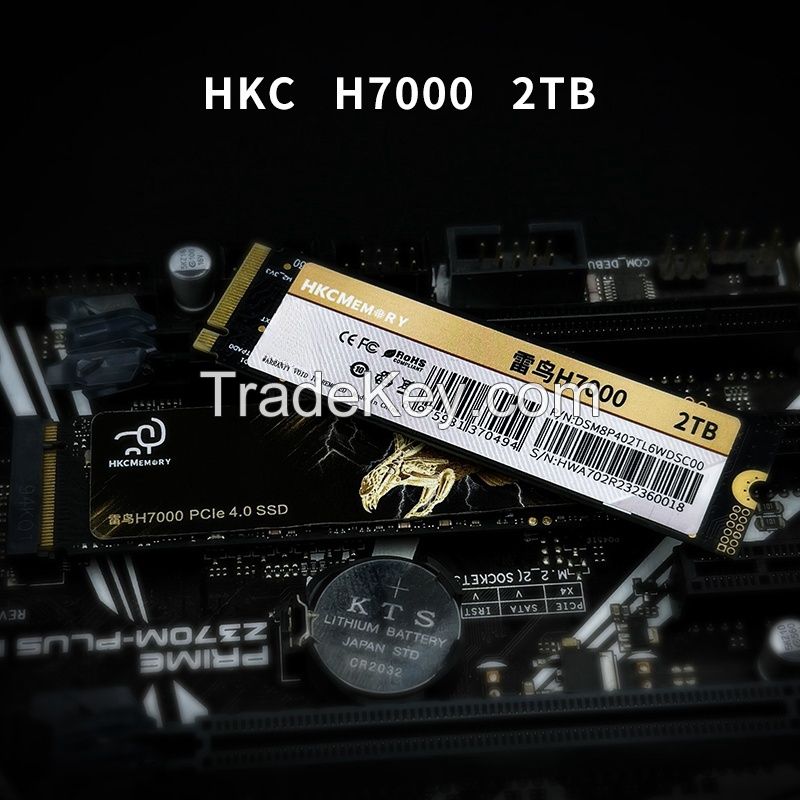 HKCMemory SSD Series H7000 - 1TB/2TB PCIe Gen4X4 NVMe 2.0 - M.2 Internal SSD, Maximum Speed ,For PS5, Laptop &amp; Desktop